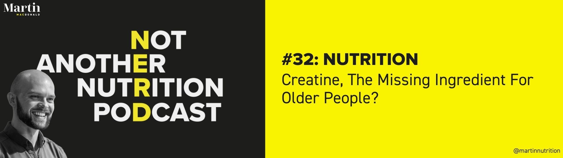 Creatine, The Missing Ingredient For Older People?