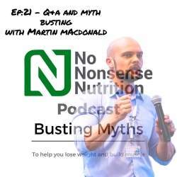 Martin MacDonald Evidence-based nutrition, No Nonsense Nutrition