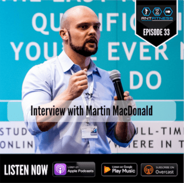 Martin MacDonald Evidence-based nutrition, RNT Fitness