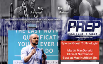 Martin MacDonald Evidence-based nutrition, Prep Radio