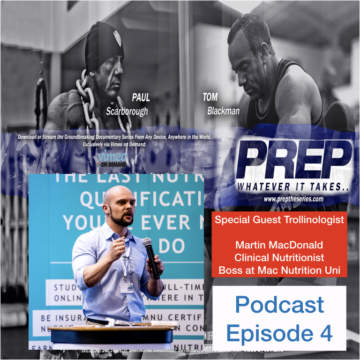 Martin MacDonald Evidence-based nutrition, Prep Radio